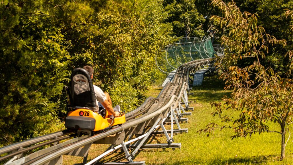 The Smoky Mountain Alpine Coaster Viewing Area